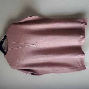 Poncho style sweater